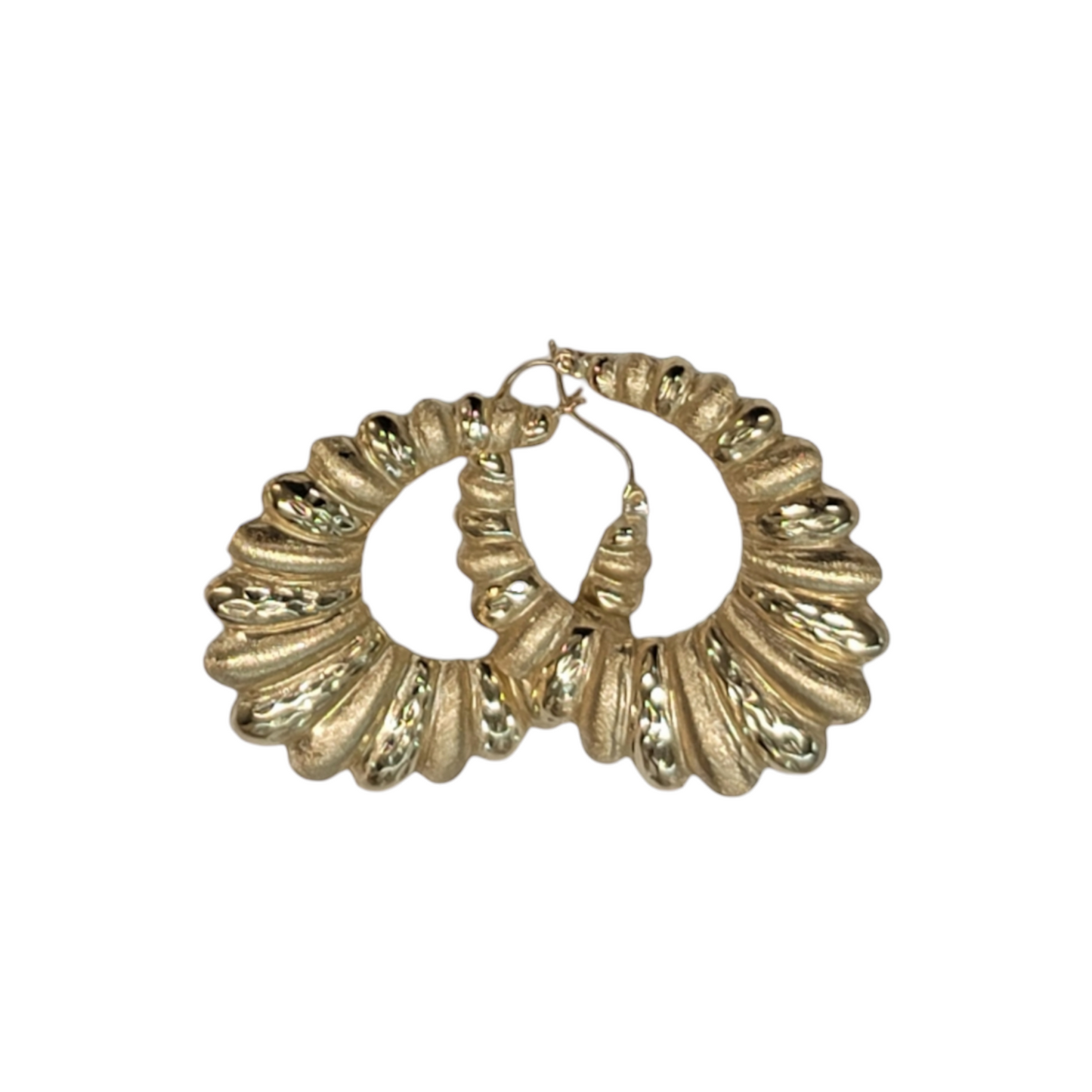 10kt Gold Shrimp Earrings