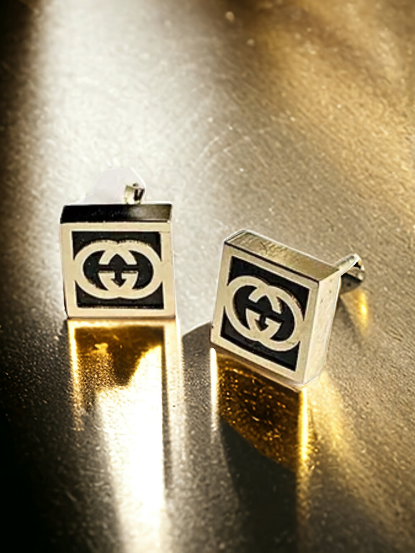 10kt Gold Interlocking-G Stud Earrings