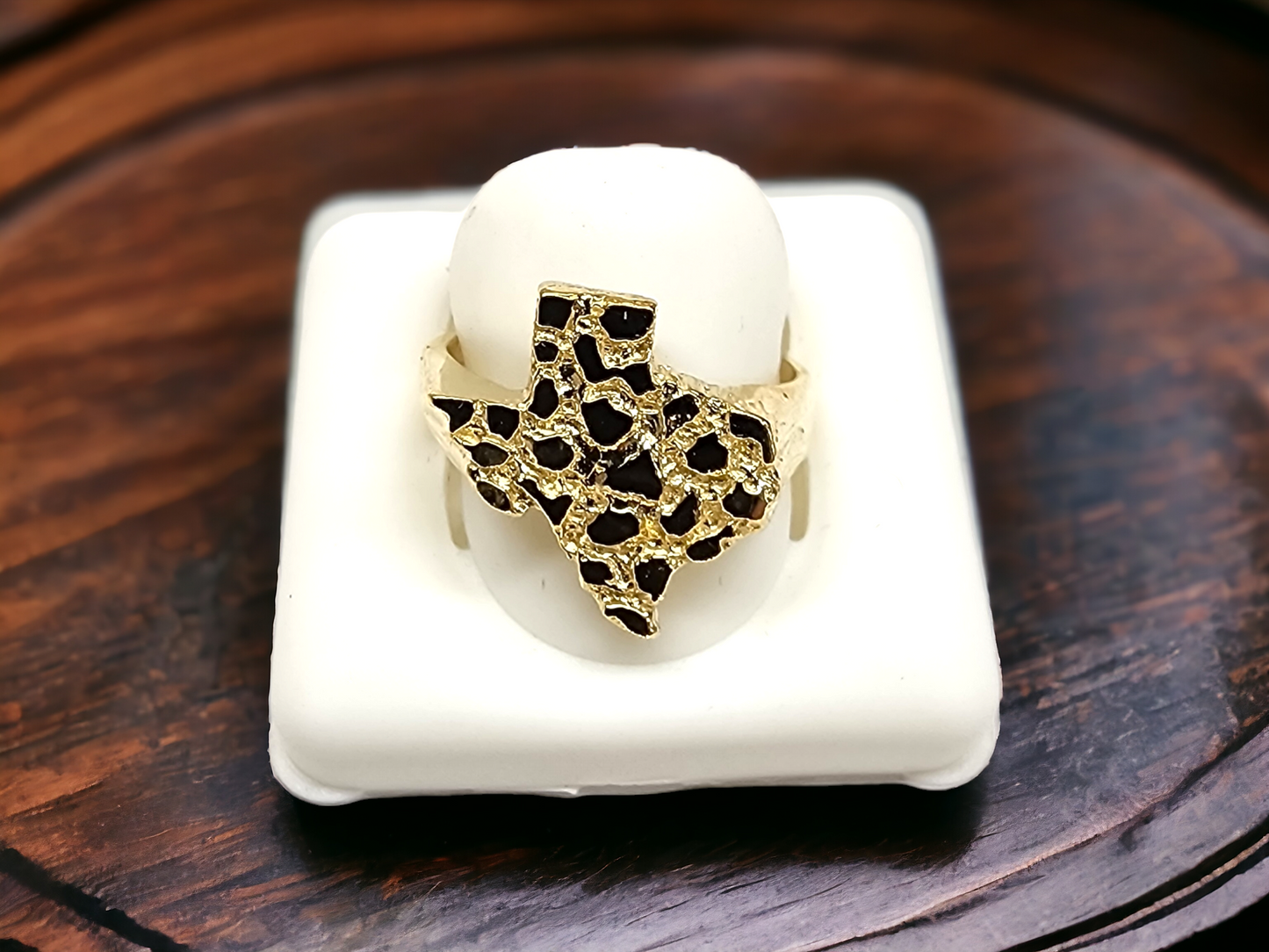 10kt Gold Texas ring