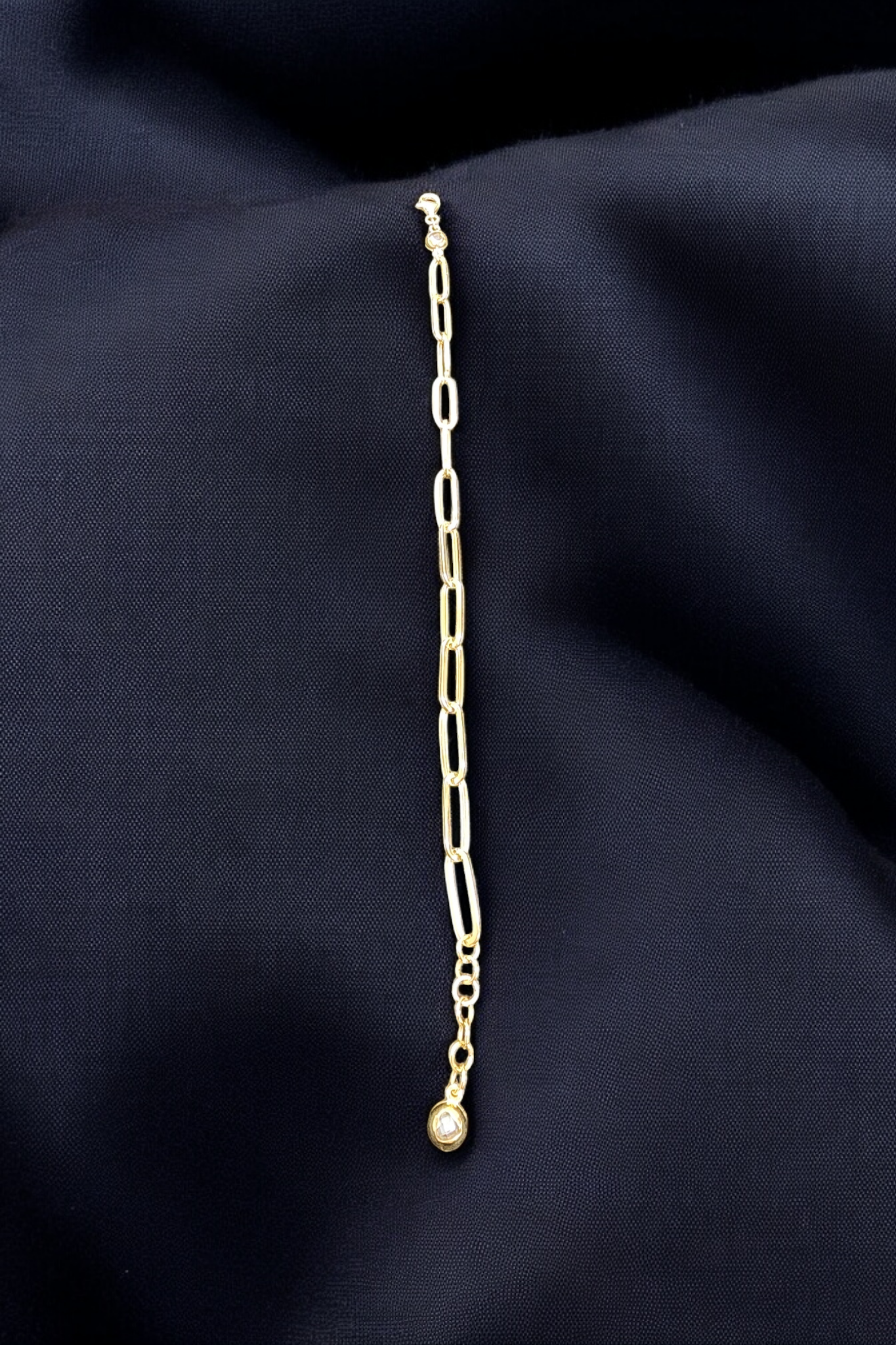 14k Paperclip bracelet