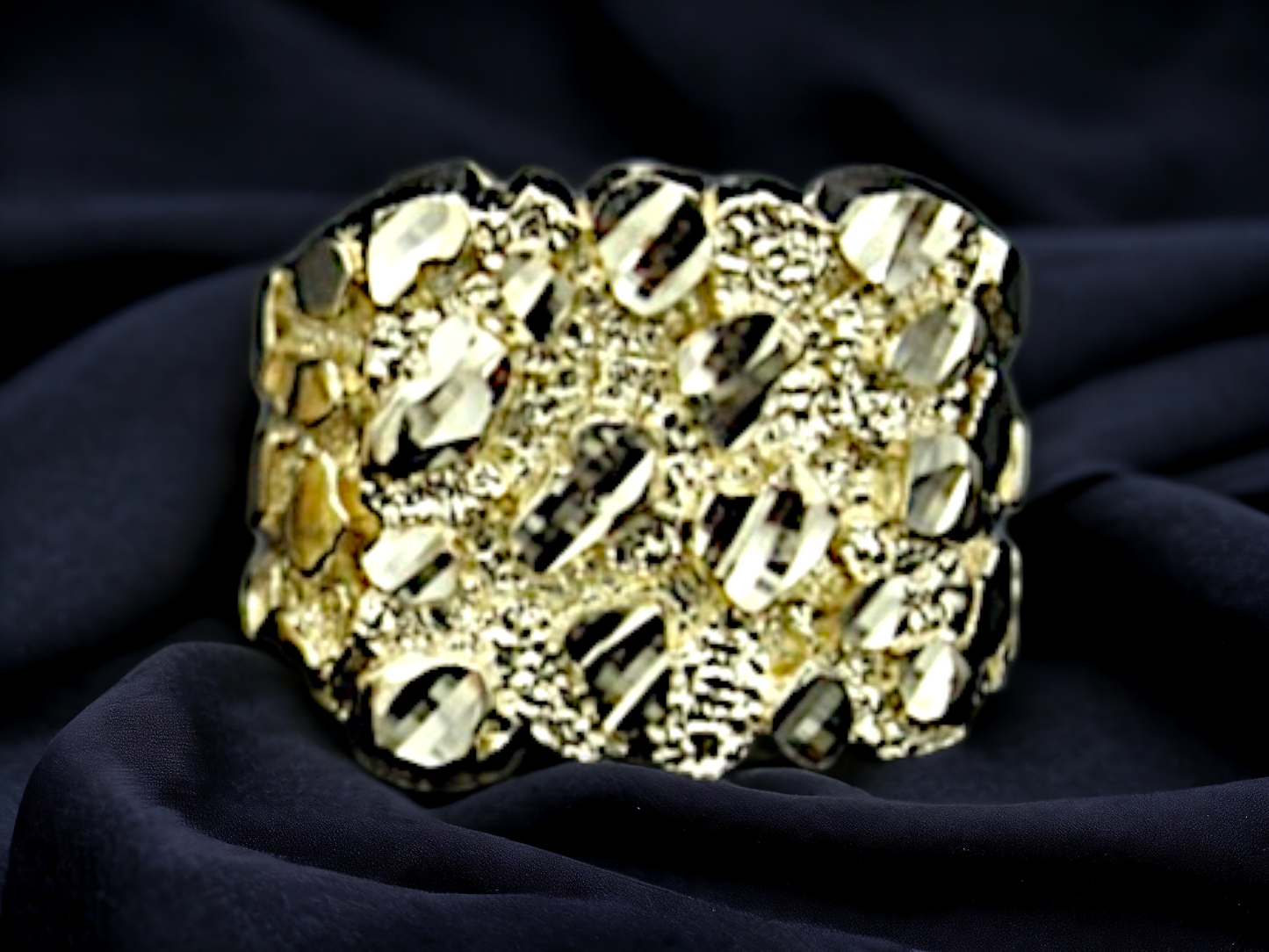 10kt Gold "value" Nugget rings