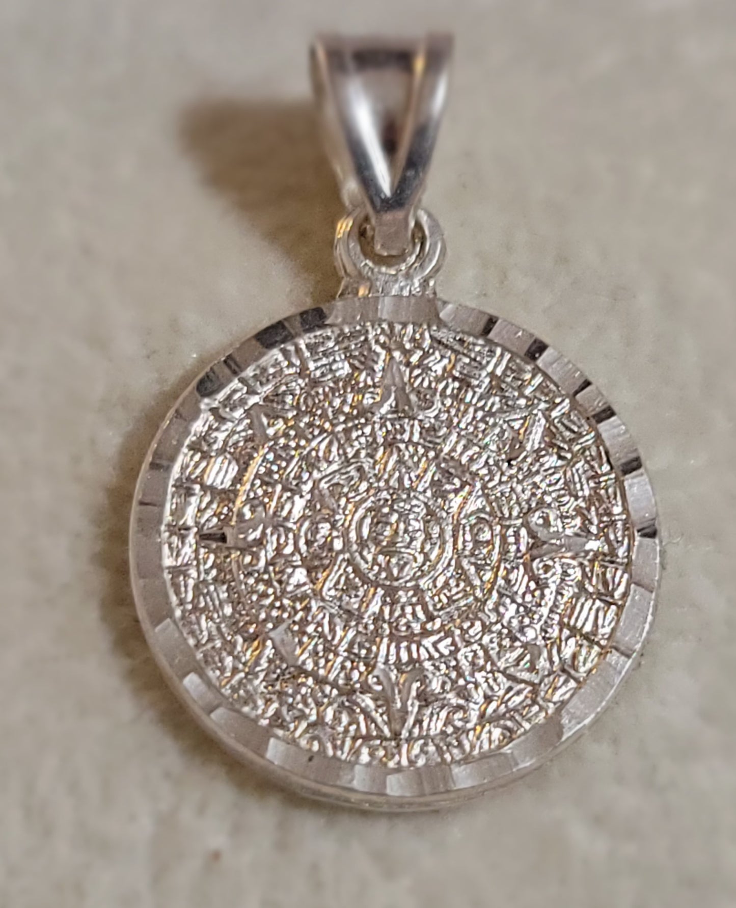 Aztec Calendar medallion