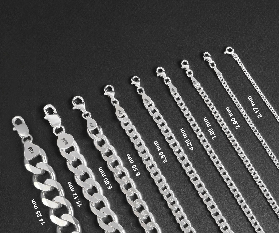 Sterling Silver Curb Link Necklace