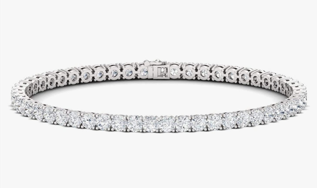 White Sapphire tennis bracelet