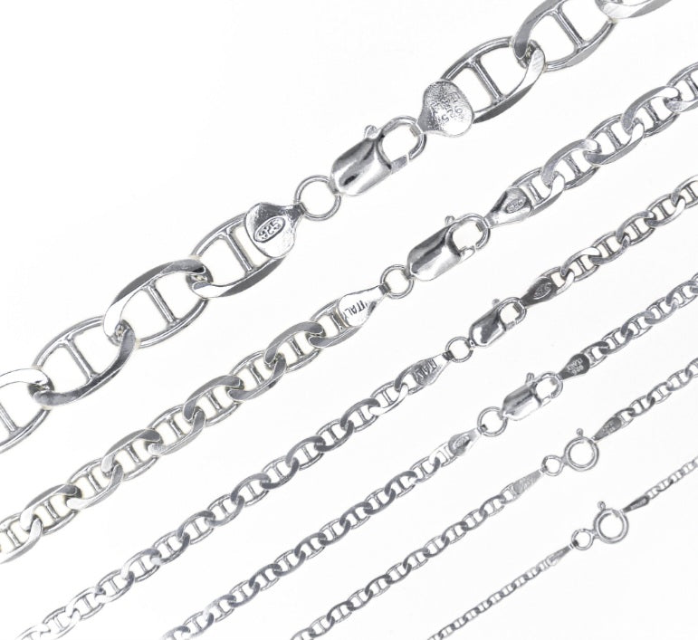 Sterling Silver Gucci Link necklace