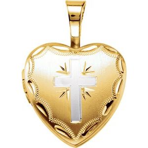 Cross & Heart Locket