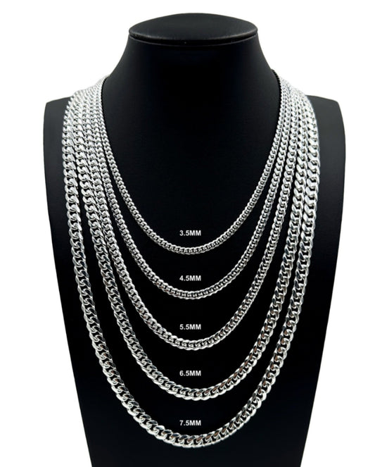 Sterling Silver Miami Cuban Link Necklace