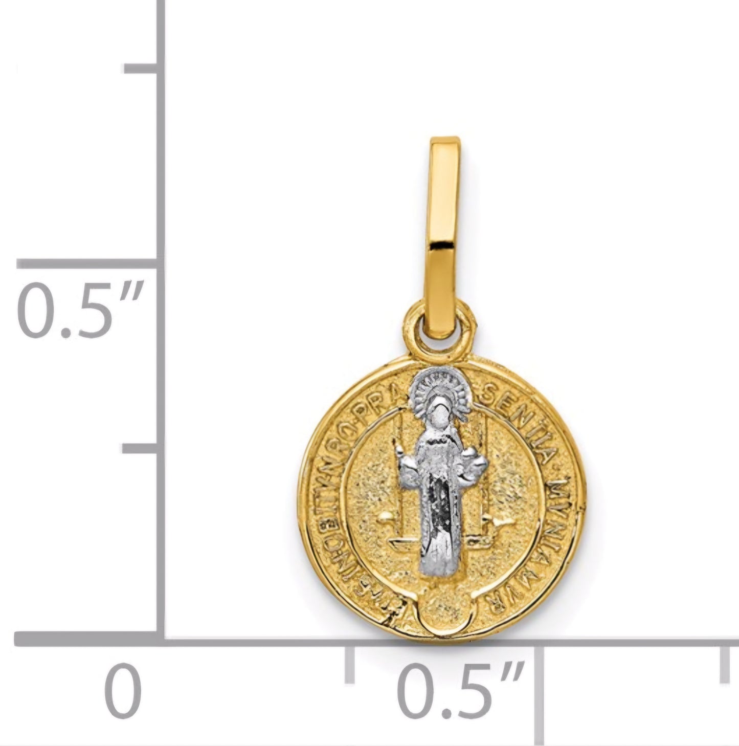 14kt St. Benedict Medal Pendant