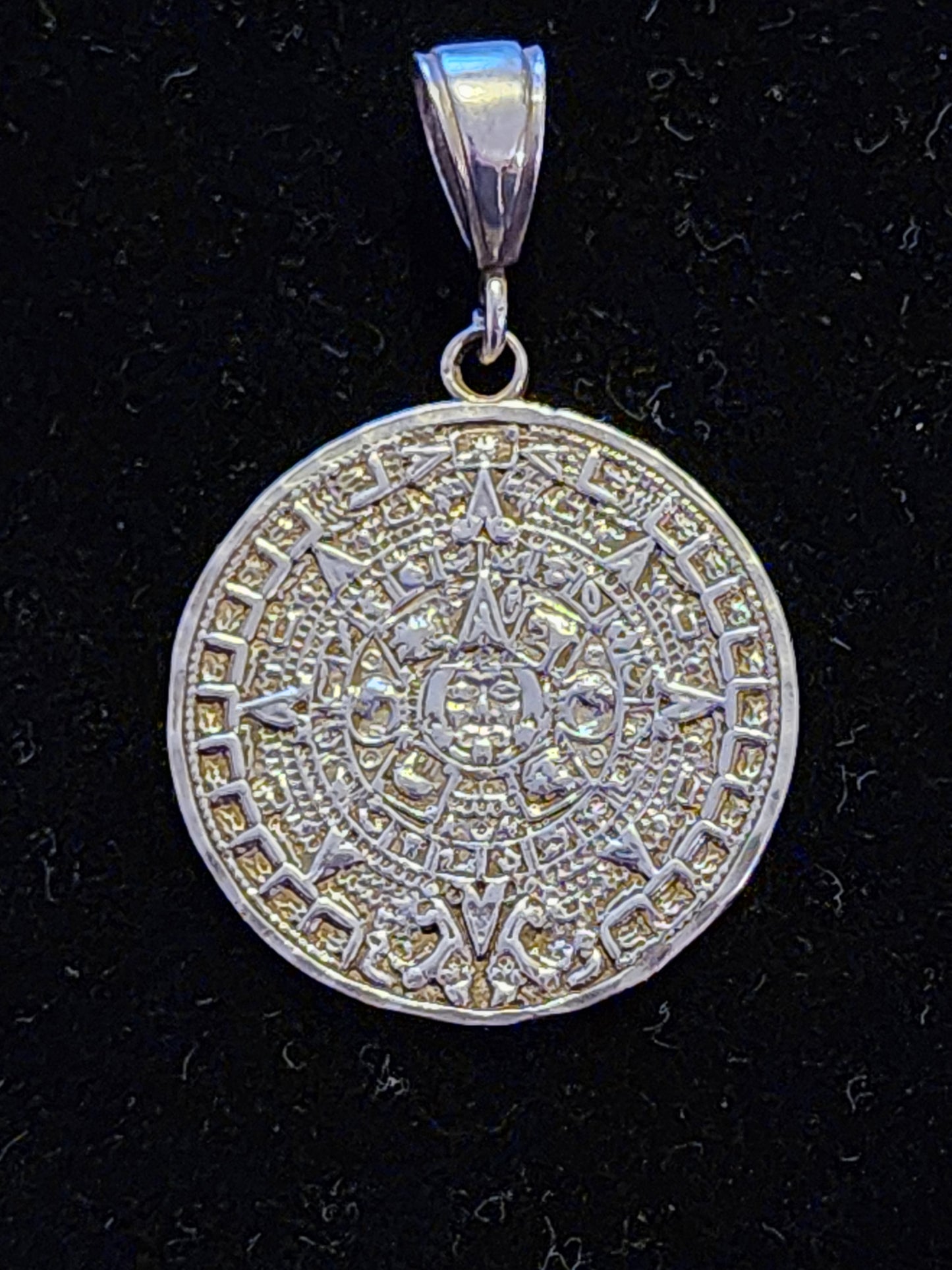 Aztec Calendar medallion