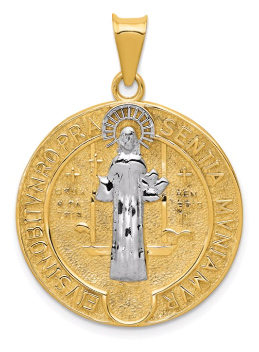 14kt St. Benedict Medal Pendant