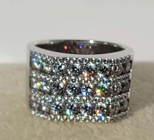 Mens CZ Iced out ring