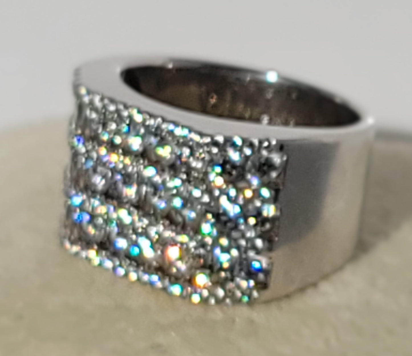 Mens CZ Iced out ring