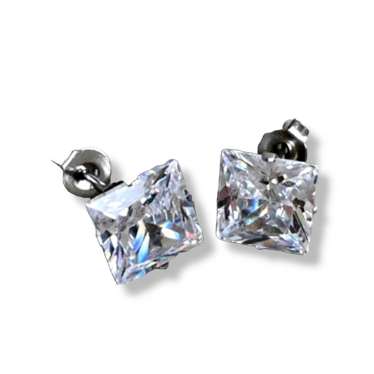 CZ stud earrings