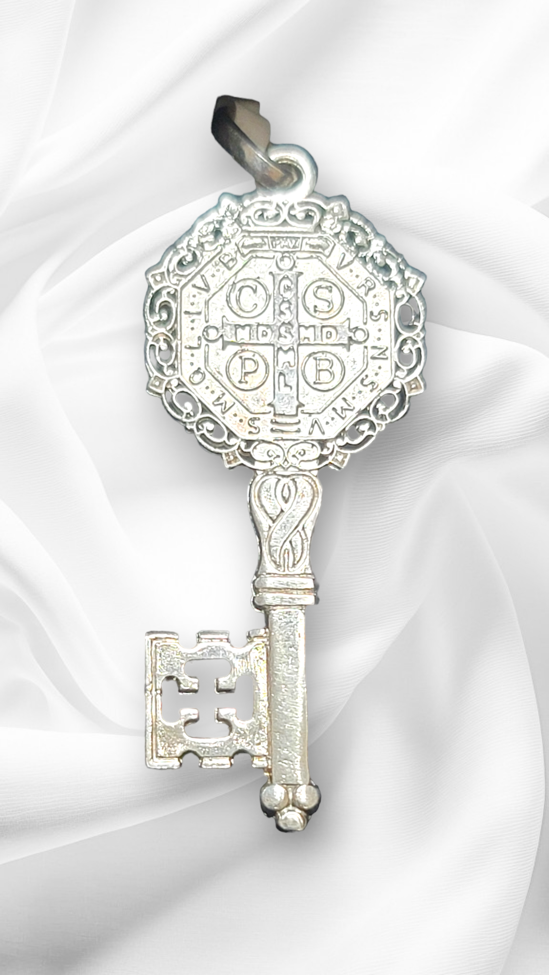 St. Benedict Key Pendant